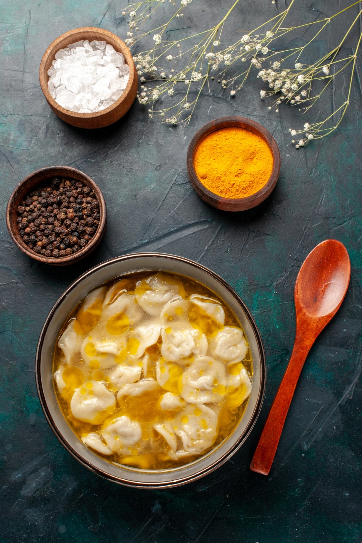 Pierogi Coconut Thai Soup